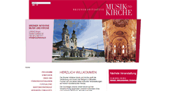 Desktop Screenshot of musik-kirche.it
